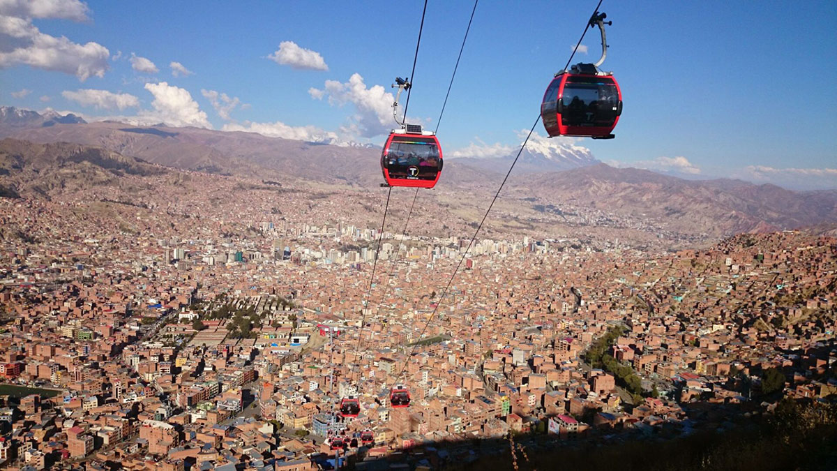 Cable Car Teleferico La Paz Bolivia