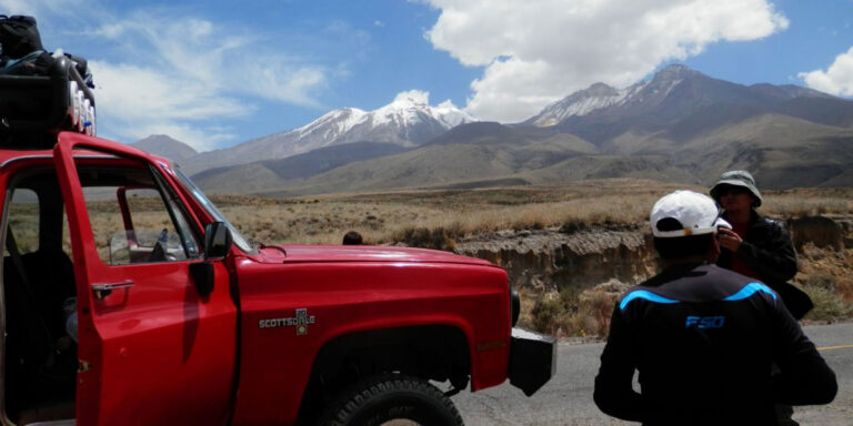 Chachani From Road Peru