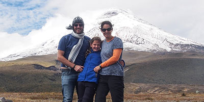 Family Cotopaxi Ecuador