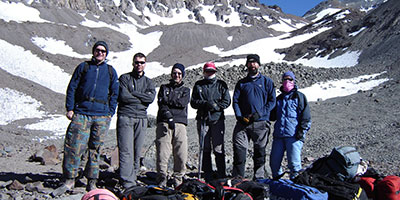 Base Camp Cerro Plomo Chile