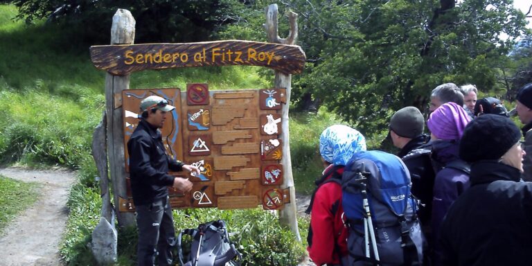 Fitzroy trailhead Patagonia Argentina