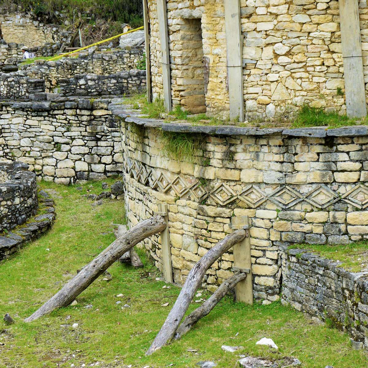 Houses At Kuelap Peru