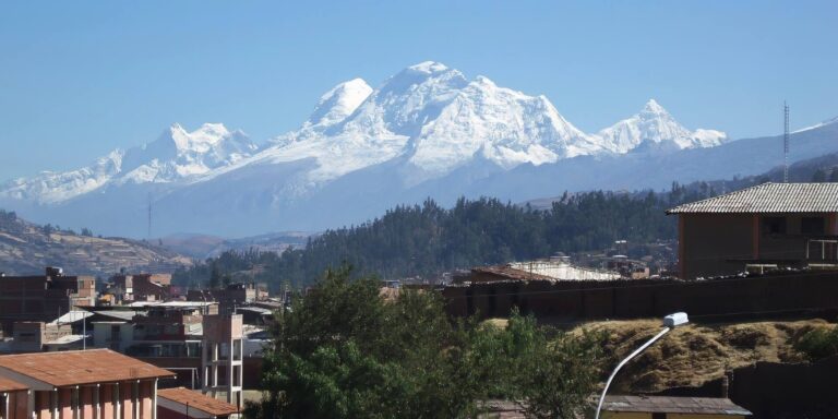Huascaran Over Huaraz Peru