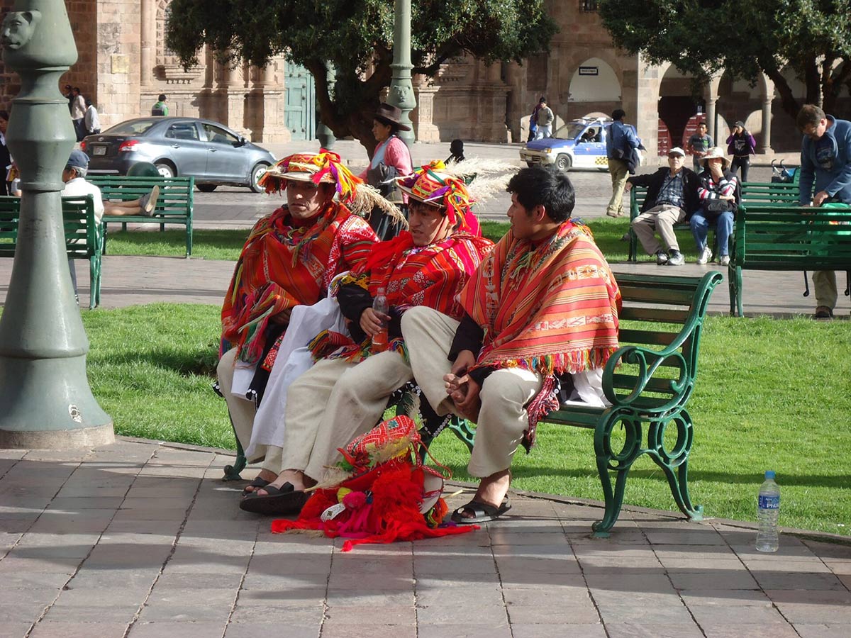 Inca Trail Porters Cusco Peru