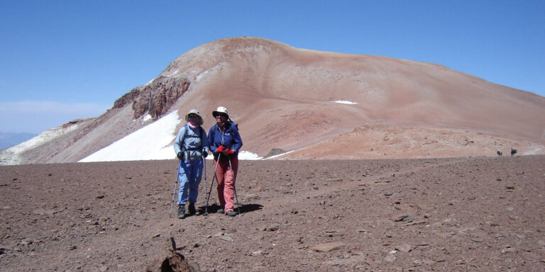 Kathy With Cerro Plomo Chile