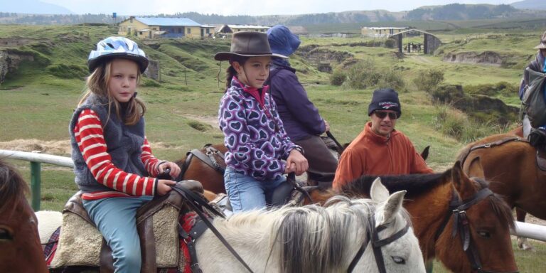 Kids Horse Riding Cotopaxi Ecuador