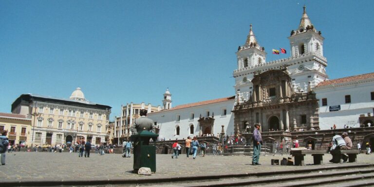 Quito Plaza San Francisco Ecuador