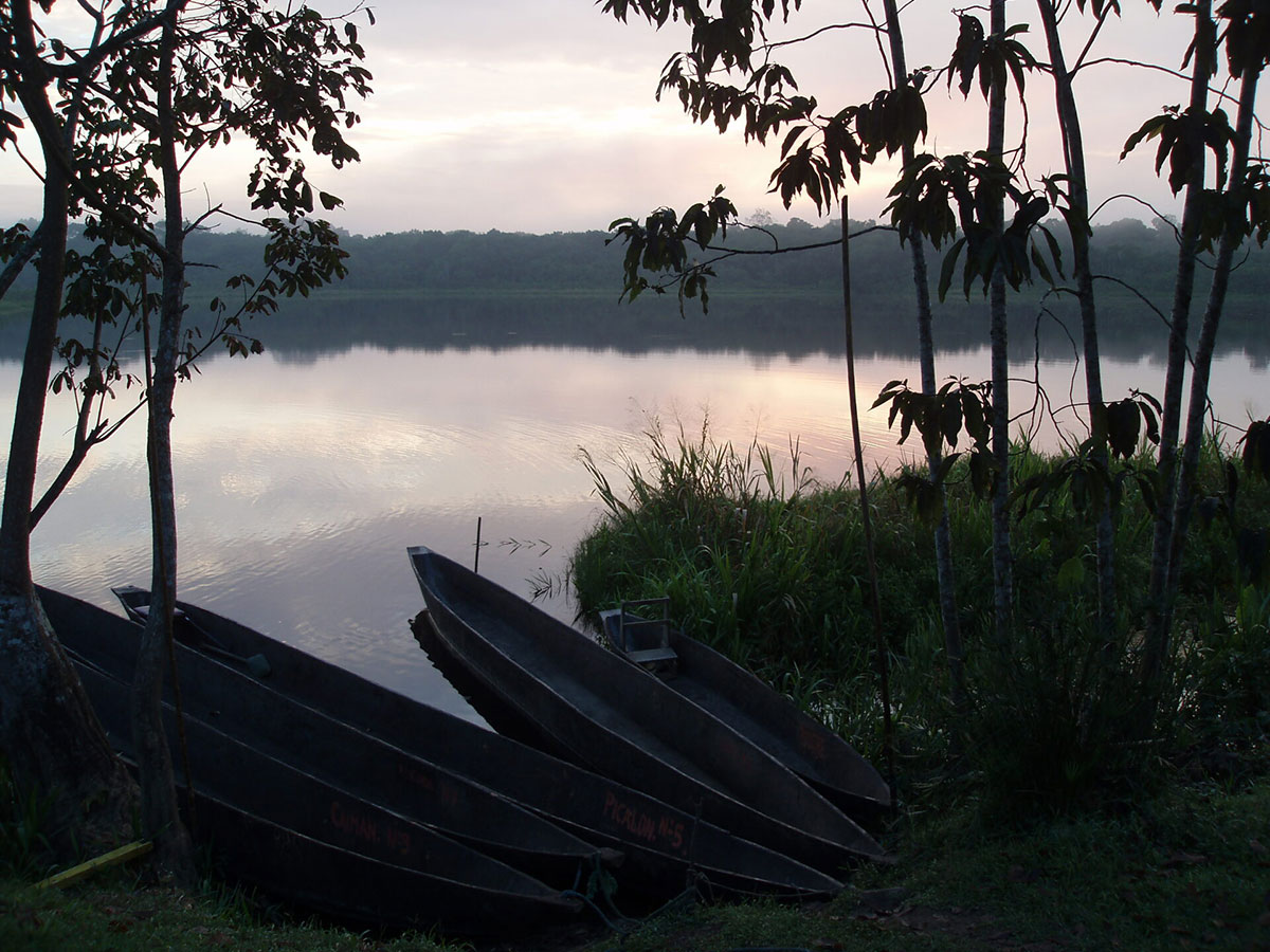 Sunset kayaks Napo Ecuador