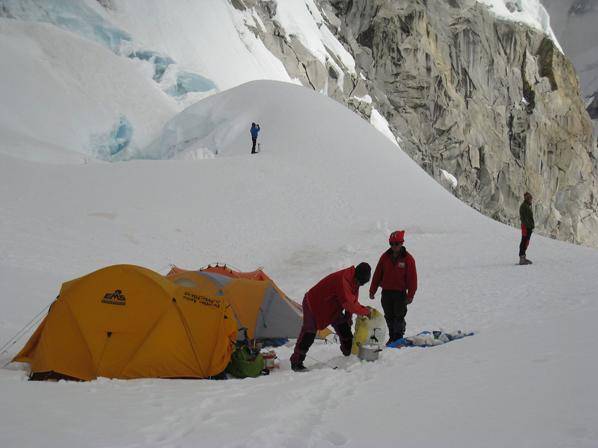 Chopicalqui camp Peru