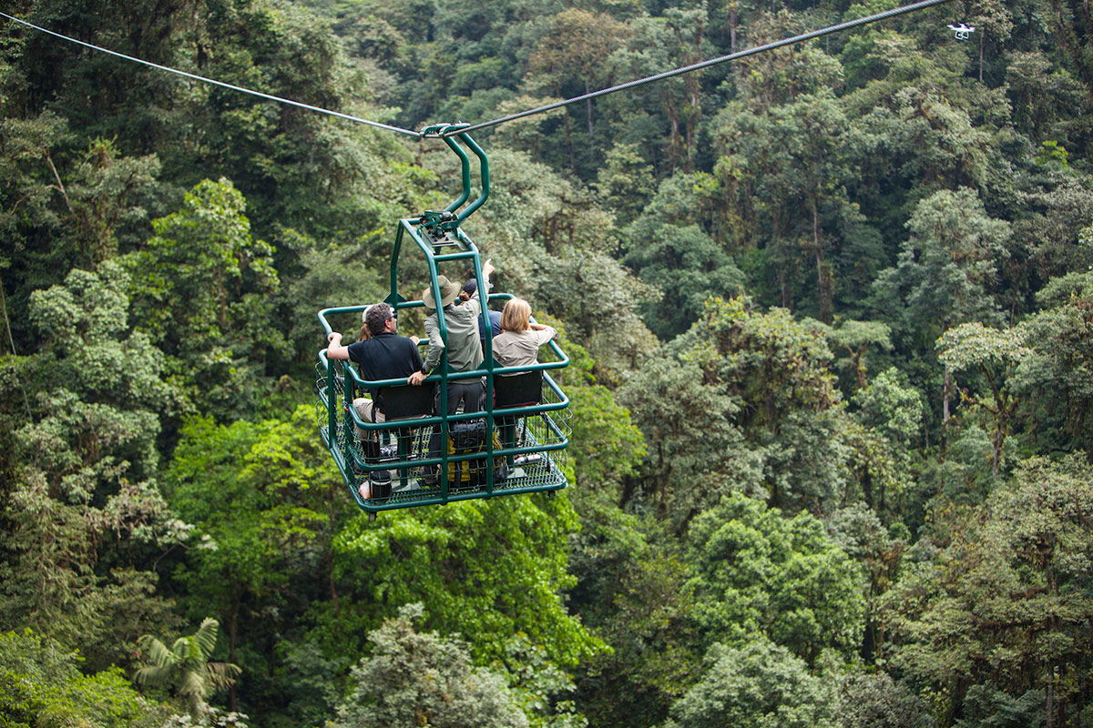 Dragonfly Cable Car Mashpi Lodge Ecuador