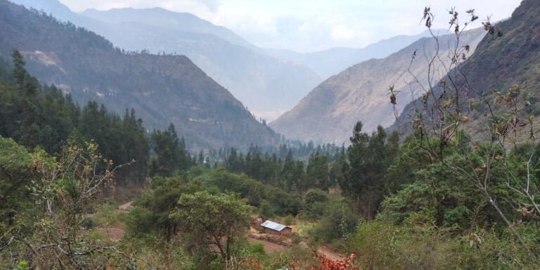 View To Sacred Valley Lares Start Peru