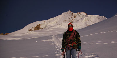descending huayna potosi bolivia
