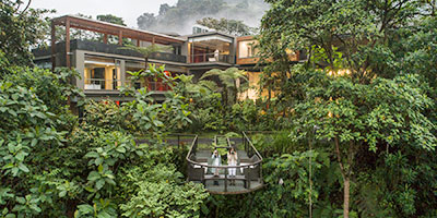 Entrance View Mashpi Lodge Hotel Ecuador
