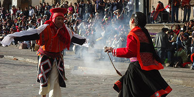 cusco festival dancing peru