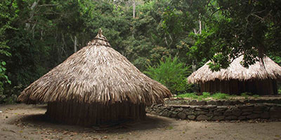 El Pueblito Traditional Houses Tayrona National Park Colombia
