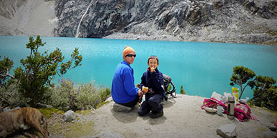 Lake 69 Family Holiday Walk Huaraz Peru