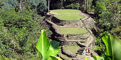 Tourists Explore Lost City Colombia