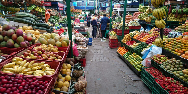Fruit At Paloquemao Market In Bogota Colombia