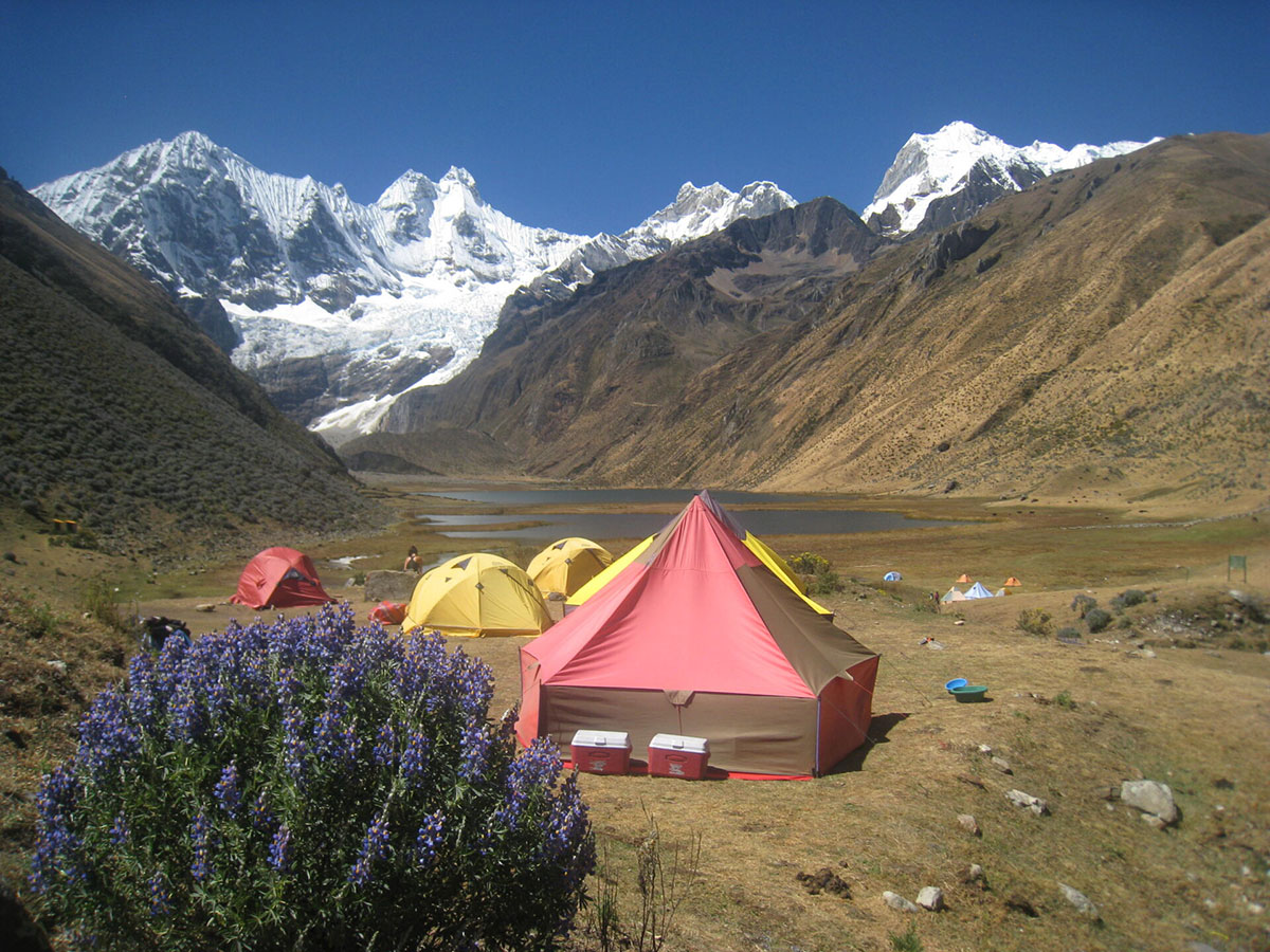 Huayhuash Circuit Jahuacocha Campsite Peru