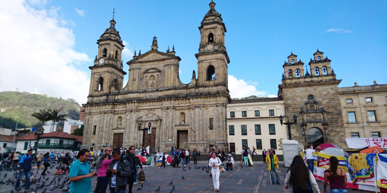 Plaza Bolivar Main Square Bogota Colombia