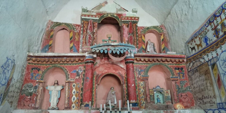 Sajama Church Interior Bolivia
