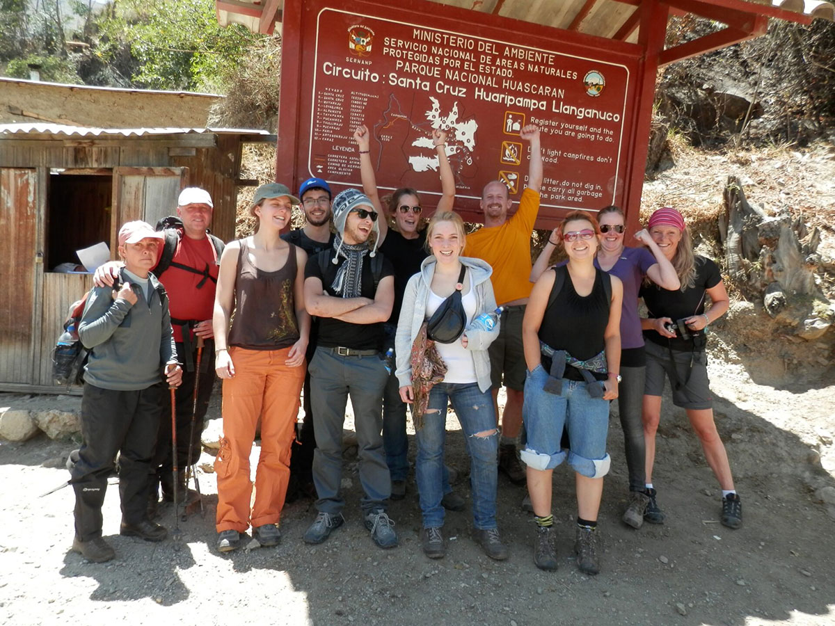 Santa Cruz Trek Start Huaraz Peru