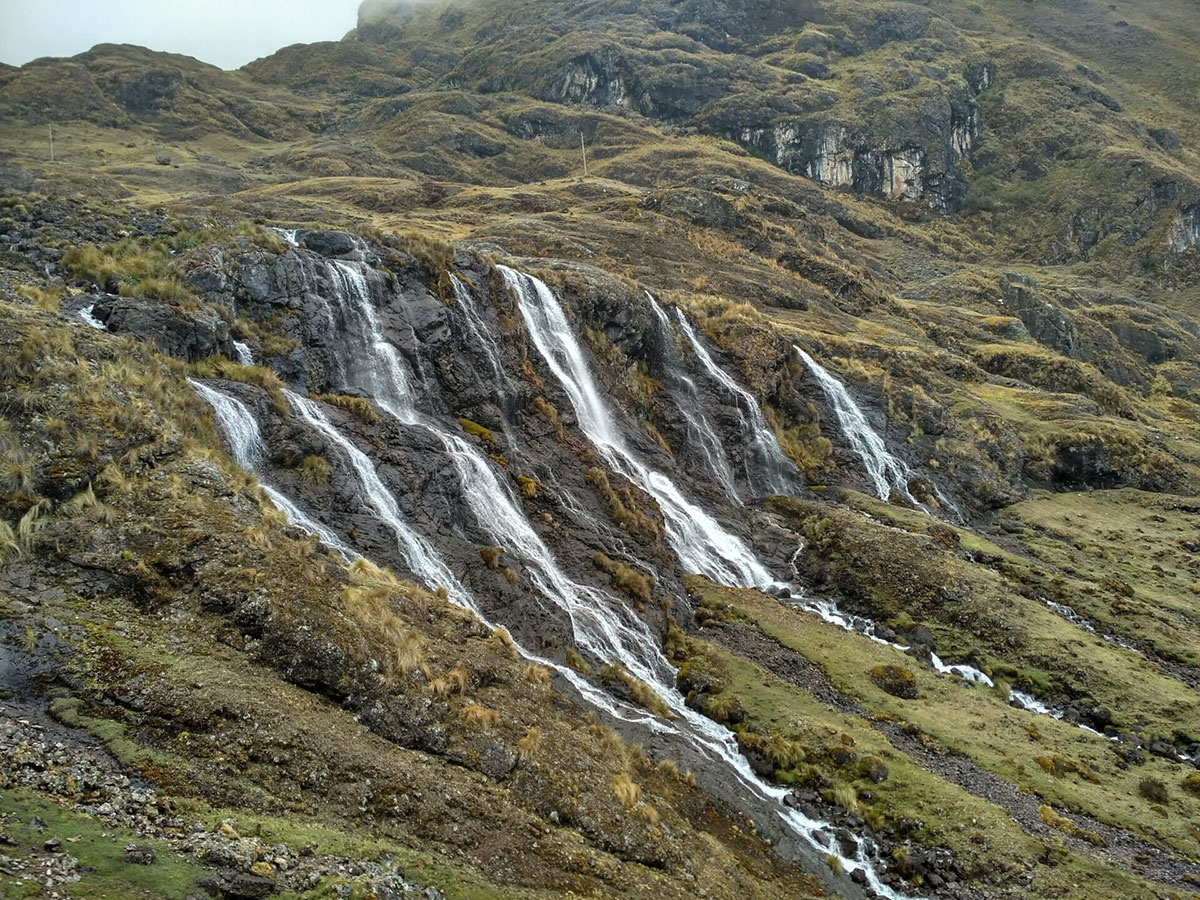 Seven Waterfalls Siete Cataratas Lares Peru