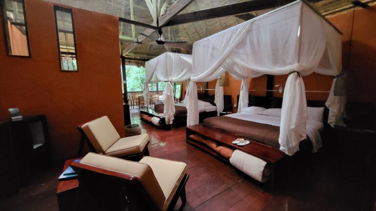 tambopata research centre comfort room peru
