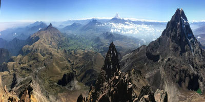 view cayambe summit ecuador