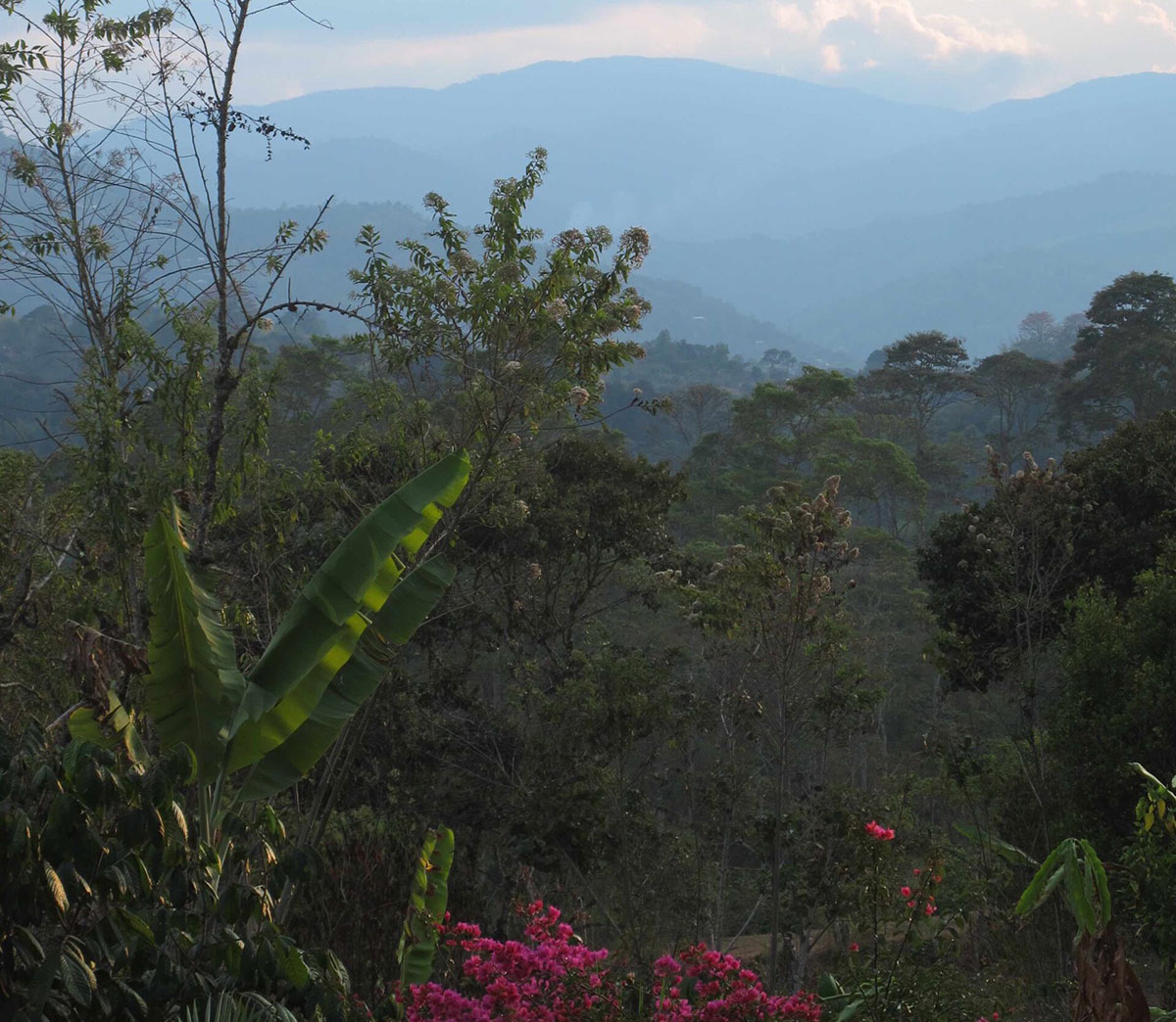 View Over San Agustin From El Maco Finca Colombia
