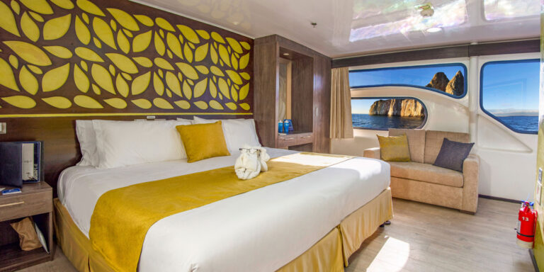 Double Bed Cabin EcoGalaxy First Class Galapagos Catamaran