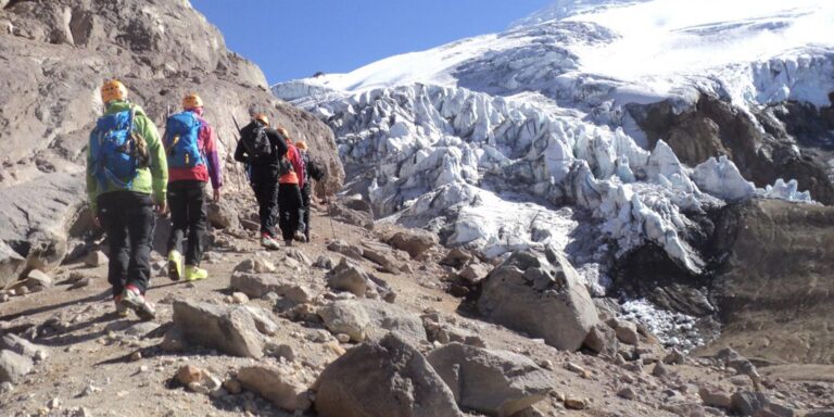 Glacier On Cayambe Ecuador