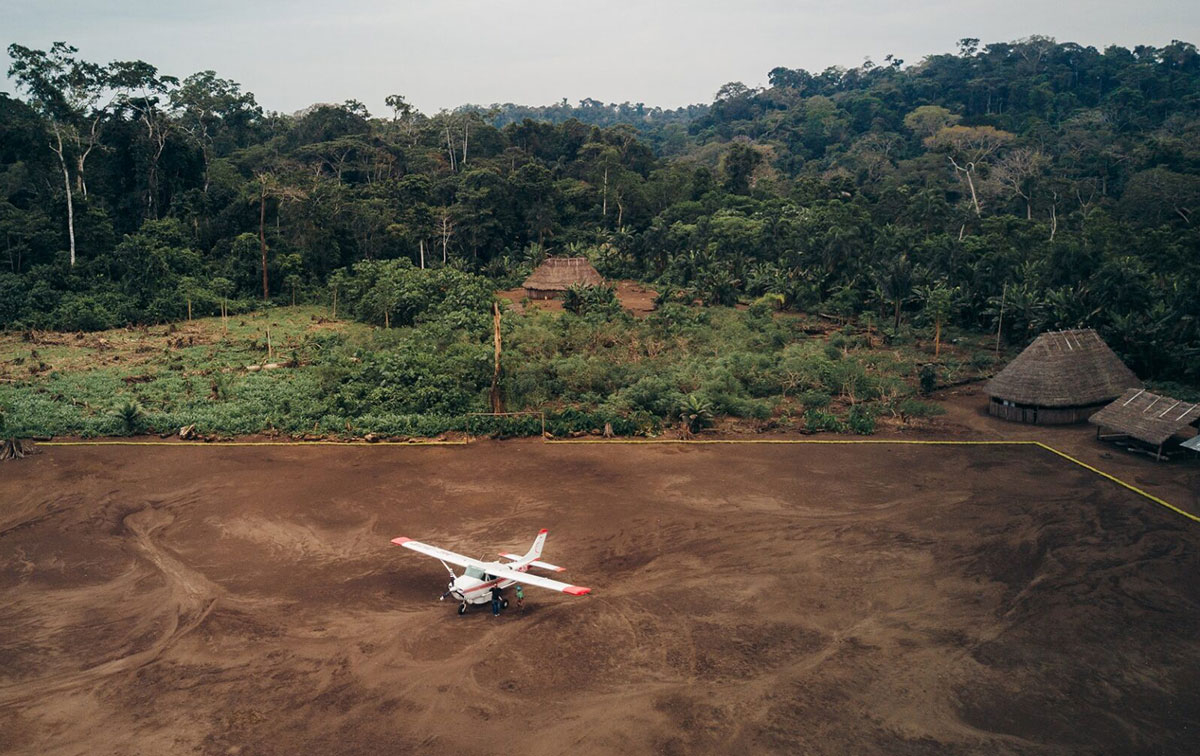 Landing Strip Tsekunts Kapawi Eco Lodge Ecuador