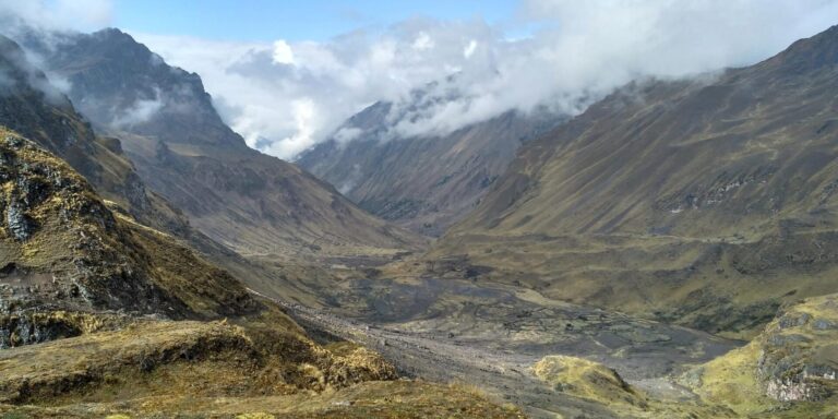 Looking At Cancha Cancha Lares Peru