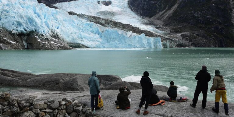 Los Leones Glacier Tierra Luna Aysen Chile