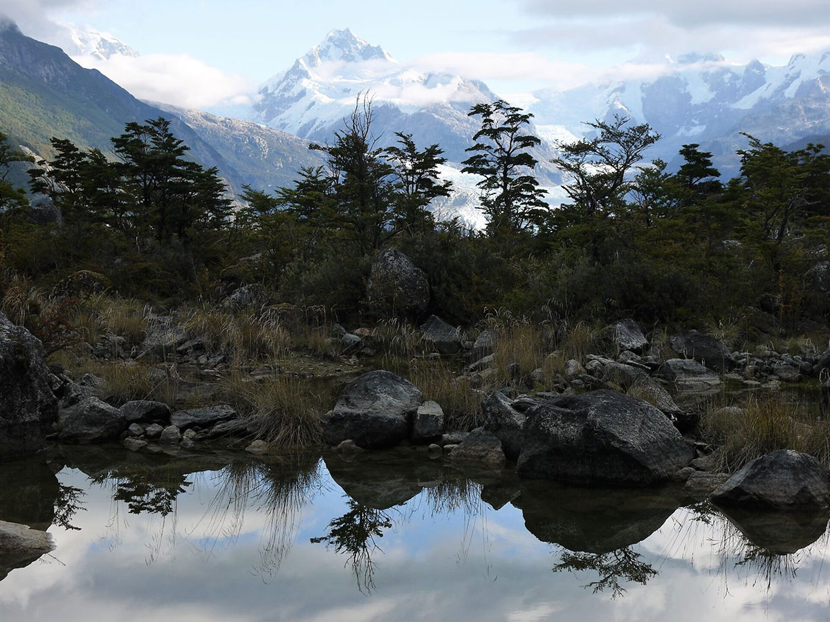 Los Leones Mountains Tierra Luna Aysen Chile