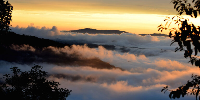 Sunset And Clouds Santa Lucia Ecuador