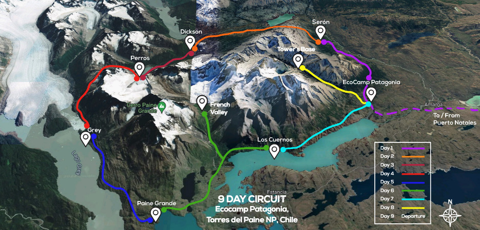 Trekkers must sleep in Puerto Natales