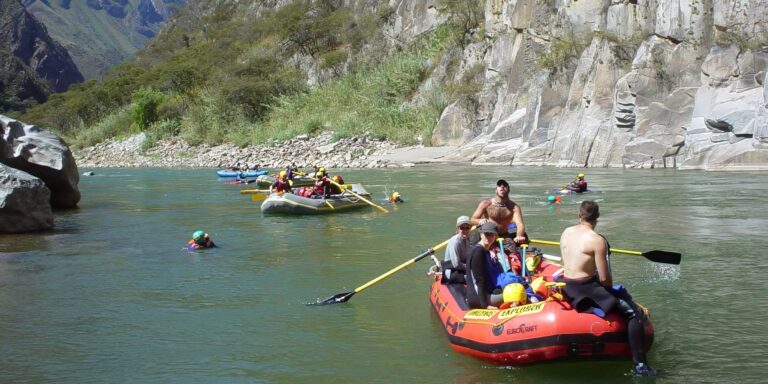 Apurimac Rafting Cooling Off Peru