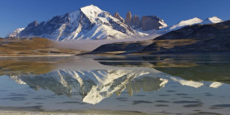 Cascada Laguna Amarga Torres Del Paine Patagonia Chile