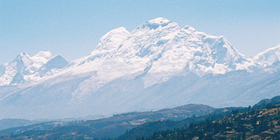 huascaran huandoy from huaraz peru