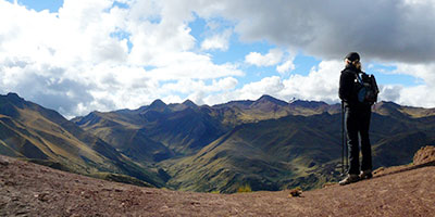Moon Temple Trek View Peru