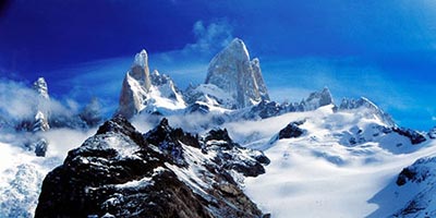 Floaty Clouds at Fitzroy Argentina Patagonia