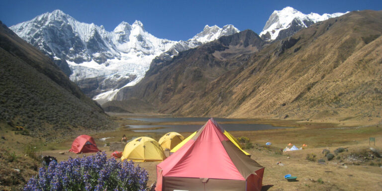 Huayhuash Circuit Jahuacocha Campsite Peru