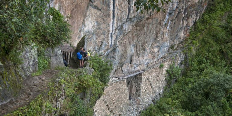 Inca Bridge Machu Picchu Peru