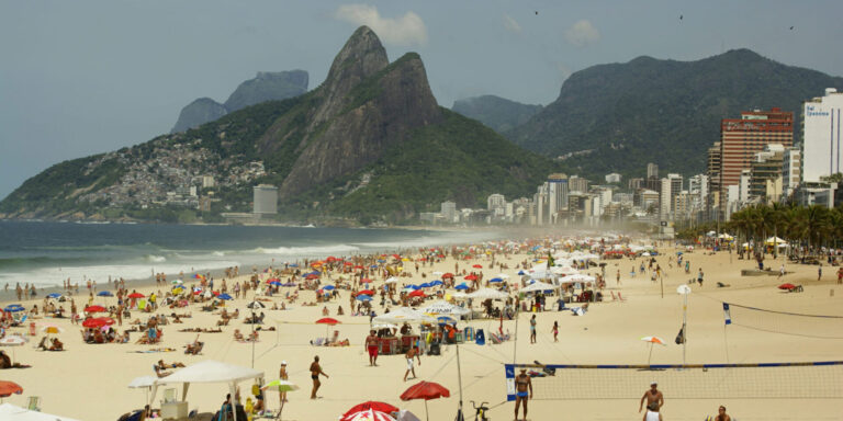 Ipanema Beach Rio De Janeiro Brazil
