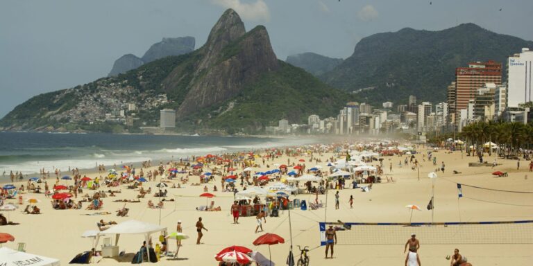 Ipanema Beach Rio De Janeiro Brazil