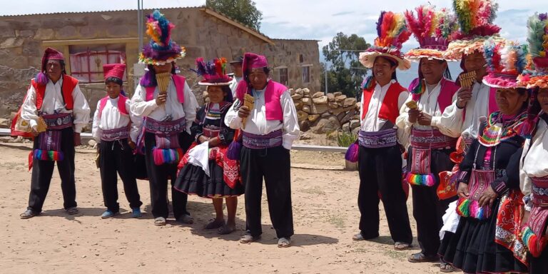 local people lake Titicaca
