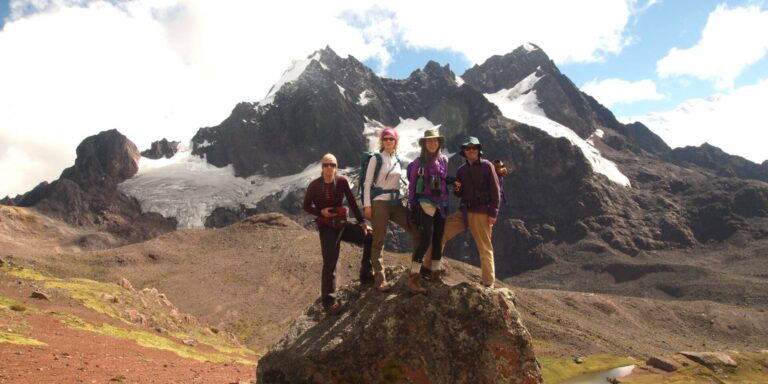 Panoramic Views For Trekkers On Ausangate Lodges Trek Peru