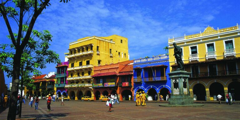 Plaza De Los Coches Cartagena Colombia